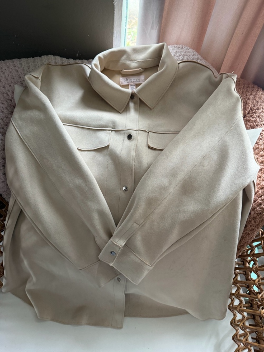 Philosophy Suede Shacket